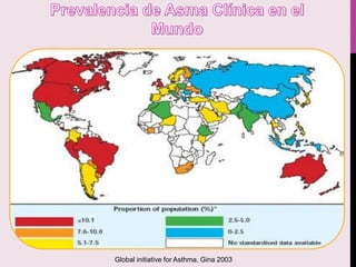 Global initiative for Asthma. Gina 2003
 
