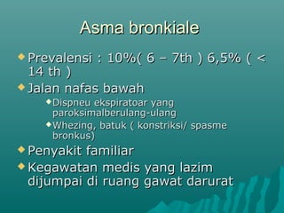 Asma anak | PPT
