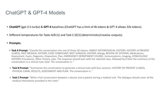 Large Language Models and Applications in Healthcare | PPTX