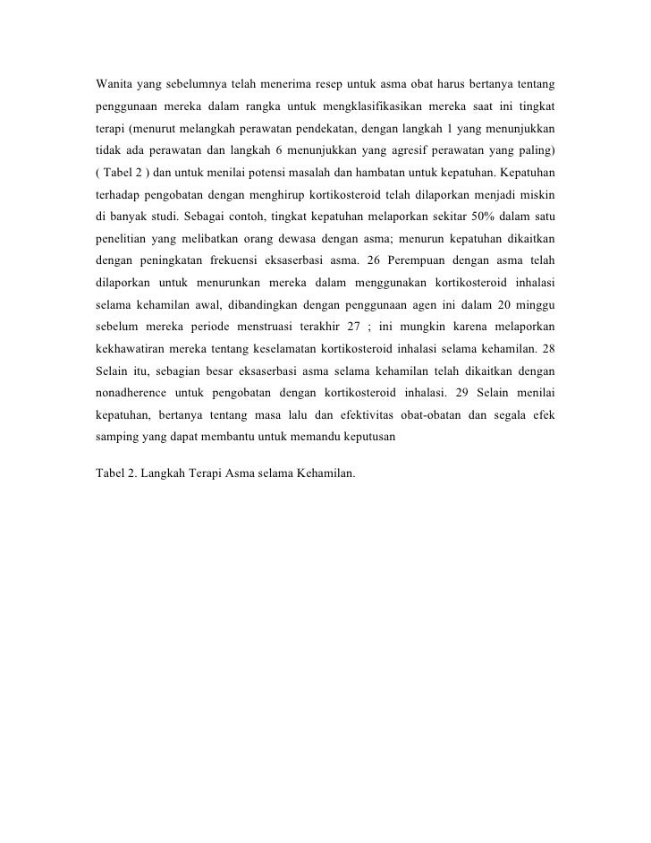 Asma dalam kehamilan