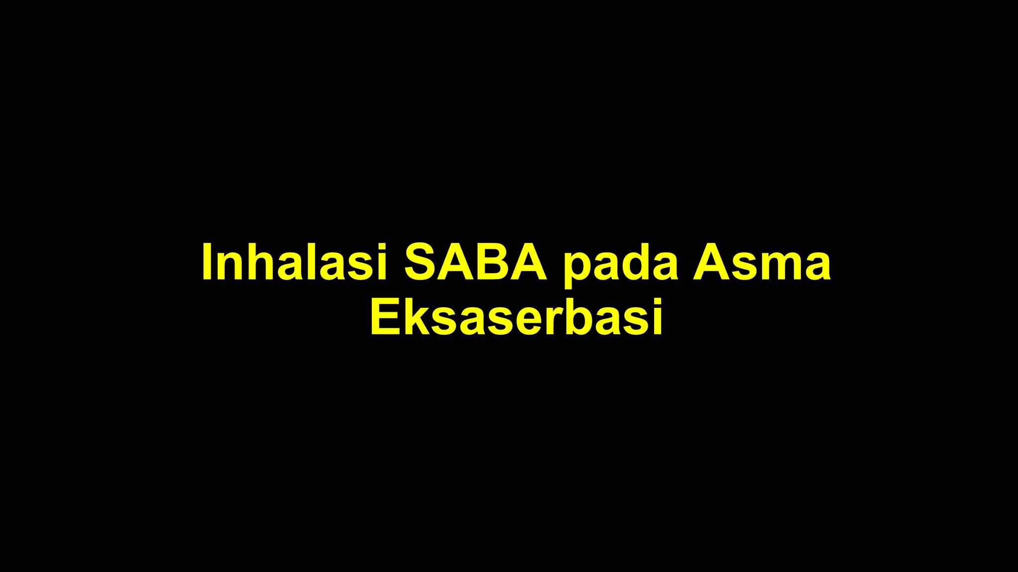 Penatalaksanaan asma eksaserbasi di fasilitas kesehatan | PPT