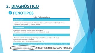 2. DIAGNÓSTICO
FENOTIPOS
INSUFICIENTE PARA Px FIABLES
 