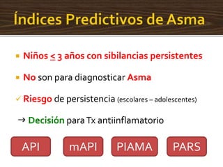 Asma en menores de 5 años - Prof. Ortega Martell | PPTX