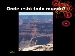 Onde está todo mundo?
voltar
 