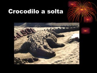 Crocodilo a solta 