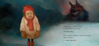 Carapu pechou os ollos moi forte
e, con vociña de rato, contou:

—Un, dous, tres…


Abriu un ollo un chisquiño e, como non viu nada,
seguiu contando:

—… catro, cinco, seis…
 