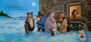 —Que raro! –dixo Carapu–.
 Nunca tanto me apetecera
 unha cunca de chocolate ben quente!
 