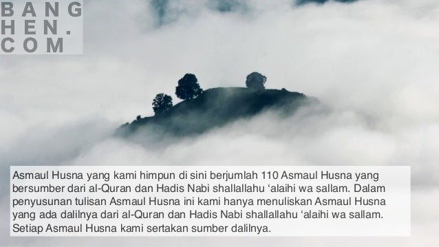 Asmaul Husna Rumi Dan Maksud / Bacaan Asmaul Husna dan artinya