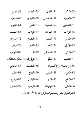 Asma ul husna zikr o dua ki rabbani asool | Asma ul husna | 99 names of ...