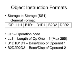 Operand Objects Material com Conceitos de Assembler Mainframe | PPT