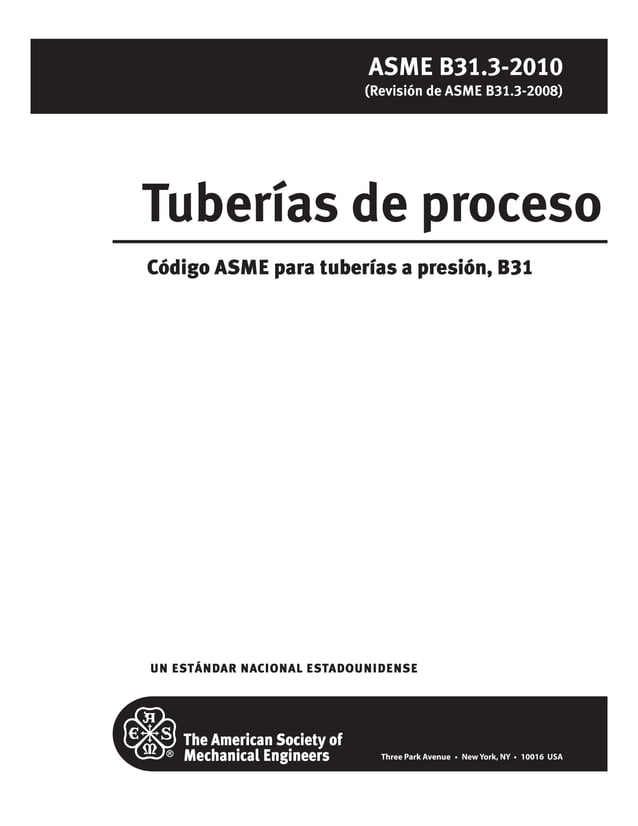 Asme b31 3 1 espa ol pdf