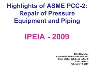 ASME Post Construction CommitteePCC.pptx