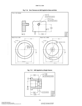 ASME Y14.5-2009
116
Fig. 7-14 Zero Tolerance at LMC Applied to Boss and Hole
Fig. 7-15 LMC Applied to a Single Feature
Copyright ASME International
Provided by IHS under license with ASME Licensee=FMC Technologies /5914950002
Not for Resale, 05/07/2009 00:24:44 MDT
No reproduction or networking permitted without license from IHS
--`,,`,,,``,`,``,,``,`,`,,,`,`,`-`-`,,`,,`,`,,`---
 