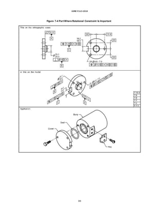 ASME Y14.5-2018
Figure 7-4 Part Where Rotational Constraint Is Important
88
 