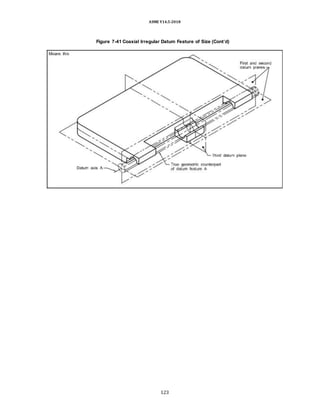 ASME Y14.5-2018
Figure 7-41 Coaxial Irregular Datum Feature of Size (Cont’d)
123
 