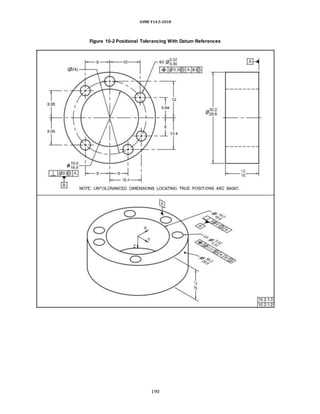 ASME Y14.5-2018
Figure 10-2 Positional Tolerancing With Datum References
190
 