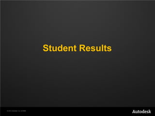 Student Results




© 2012 Autodesk, Inc. & ASME
 