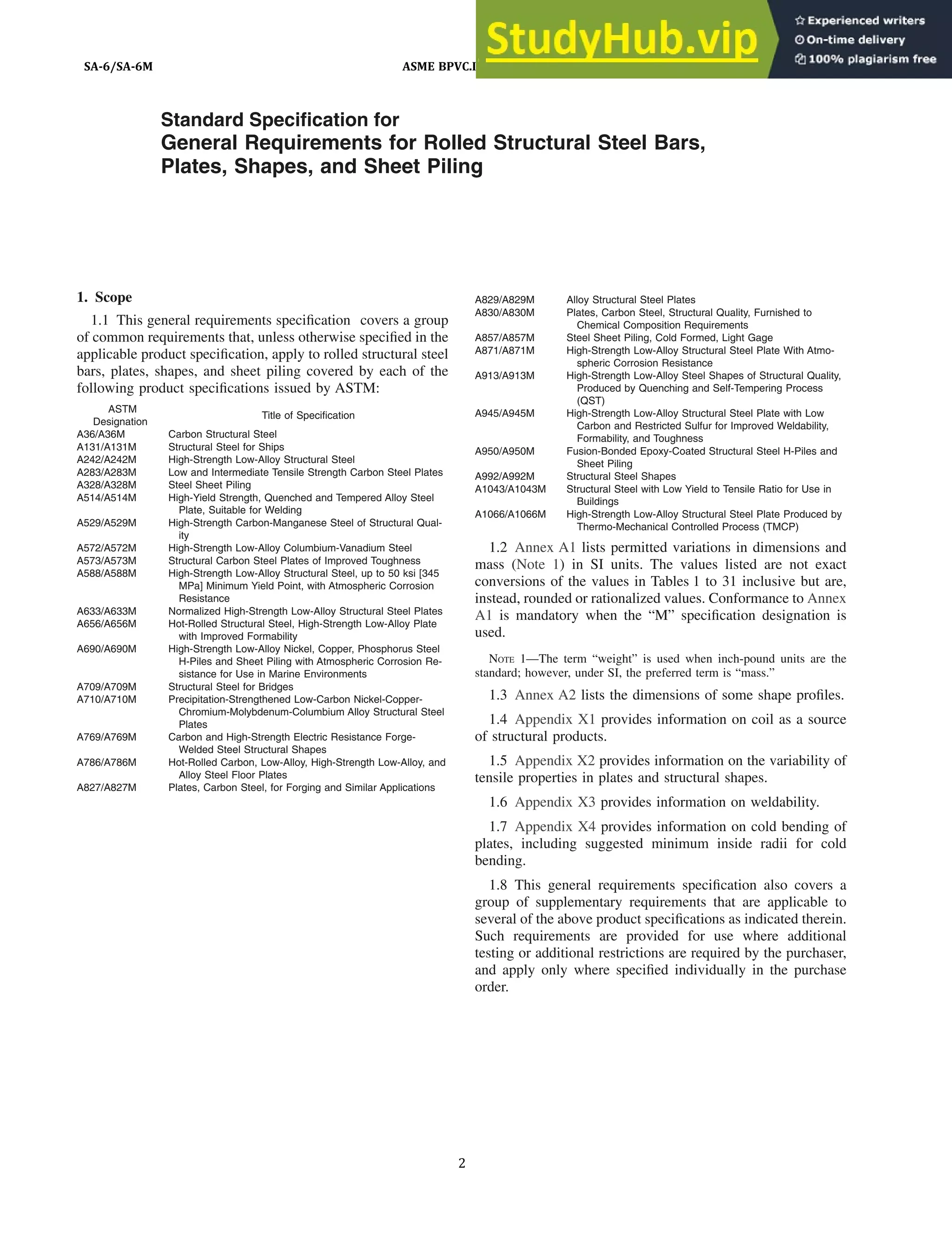 ASME BPVC Section II Materials Part A Ferrous Material Specifications ...
