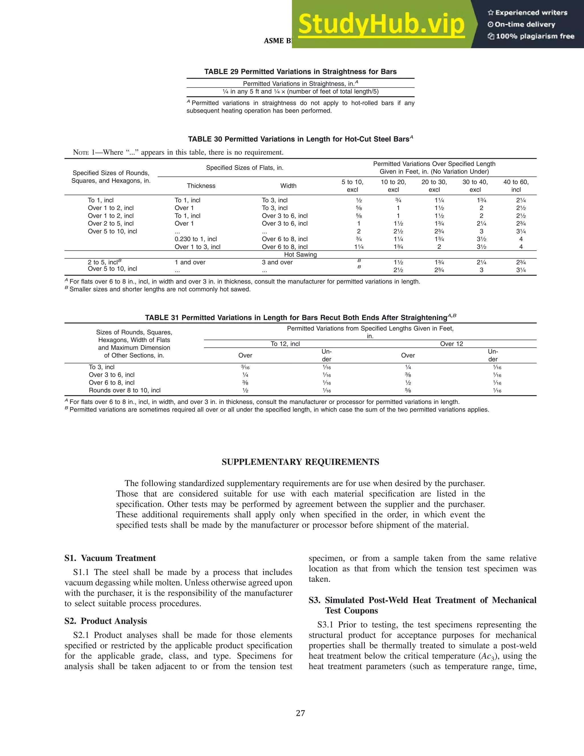 ASME BPVC Section II Materials Part A Ferrous Material Specifications ...
