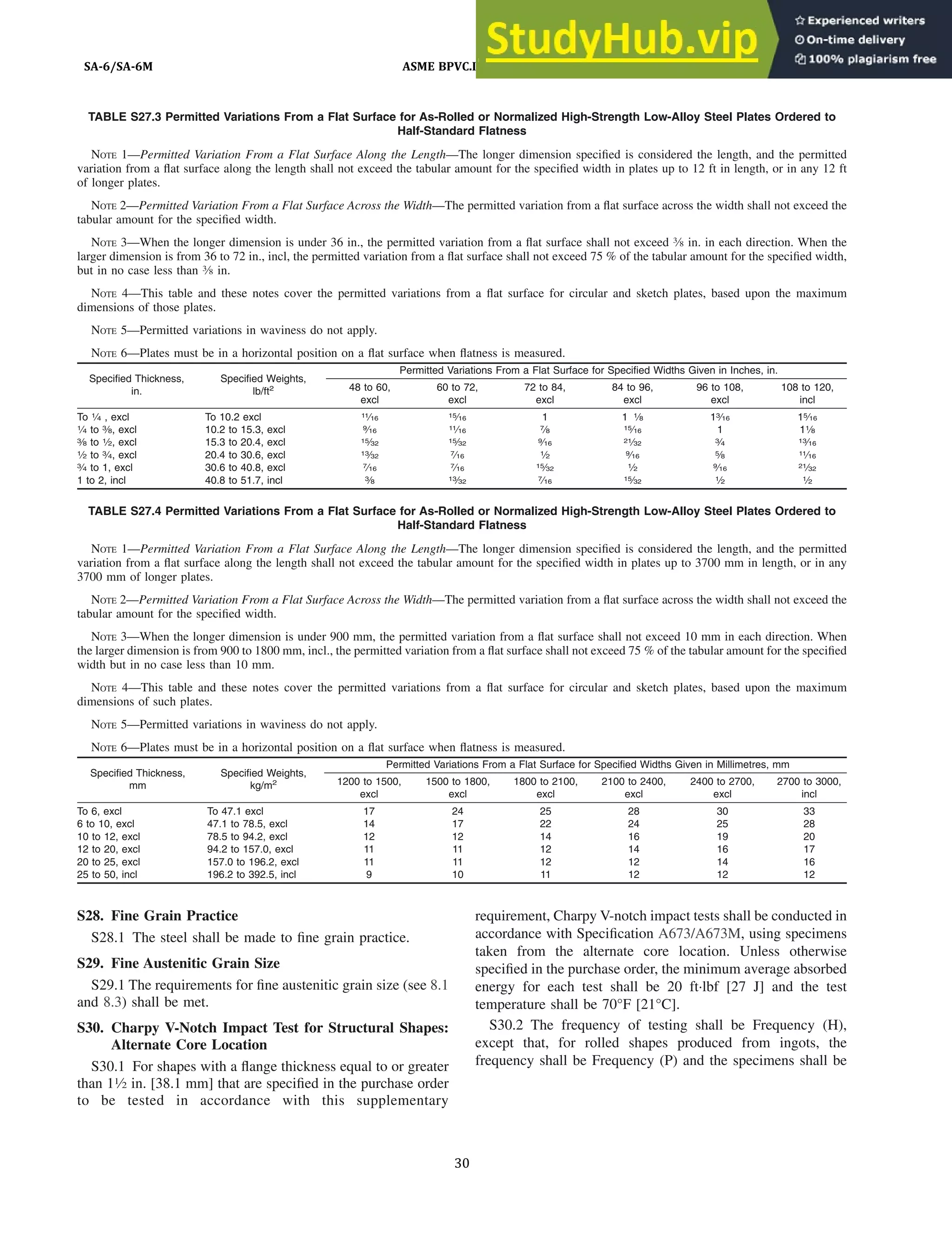 ASME BPVC Section II Materials Part A Ferrous Material Specifications ...