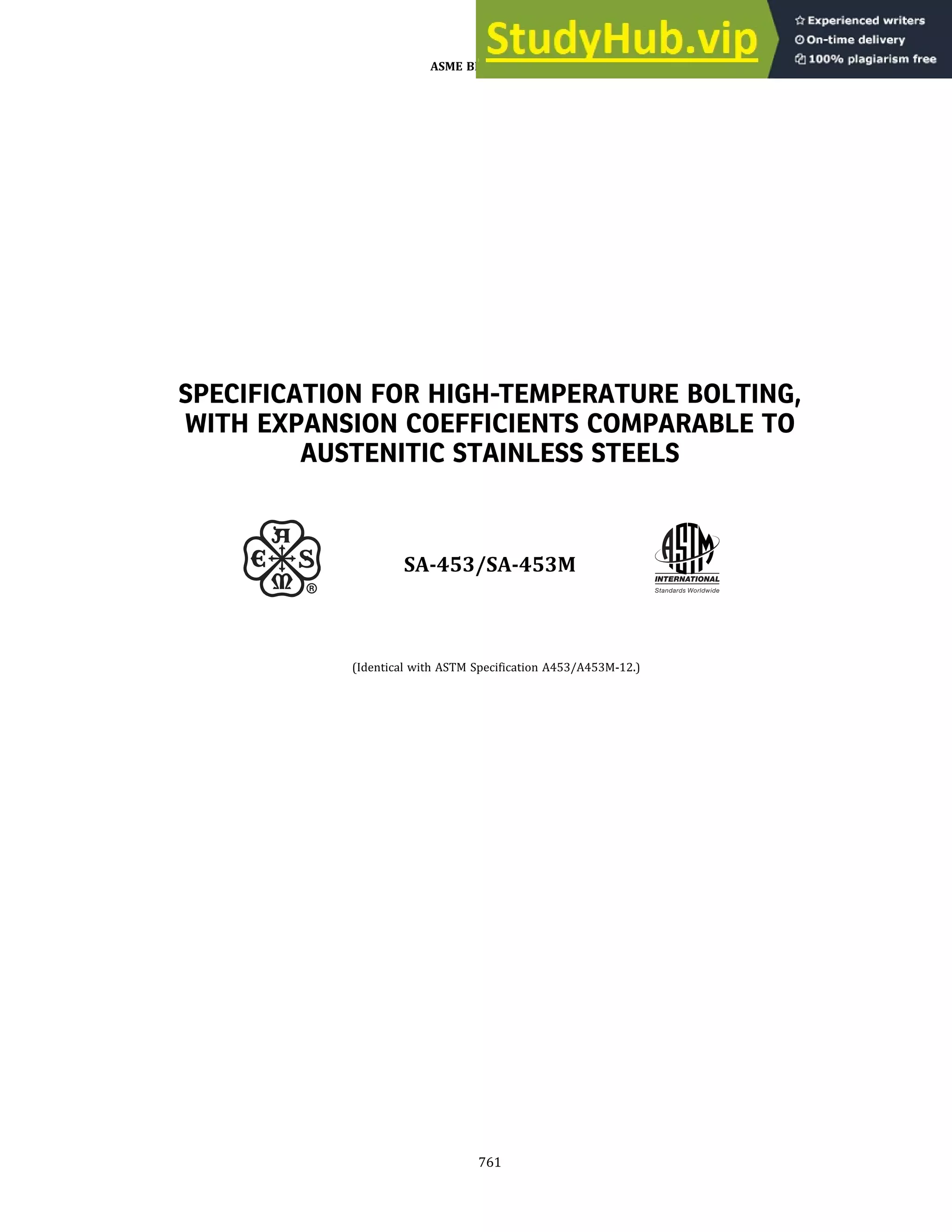 ASME BPVC Section II Materials Part A Ferrous Material Specifications ...