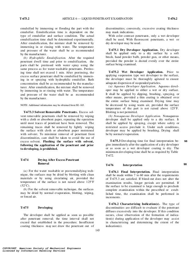 Asme Section V Article 7