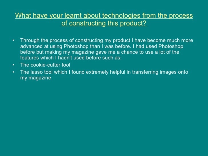 As media evaluation coursework