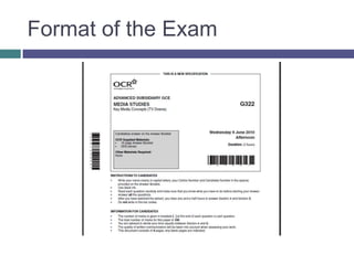 Format of the Exam