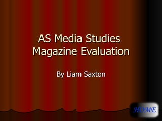 As media studies magazine evaluation
