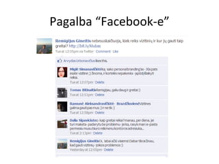 Pagalba “Facebook-e” 