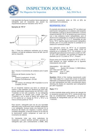 ASME RT y Eficiencias de Juntas parte 3 | PDF