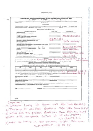 Asme R Form Asme sec-ix shorts notes by Dlamini mokati pdfpdf | PDF