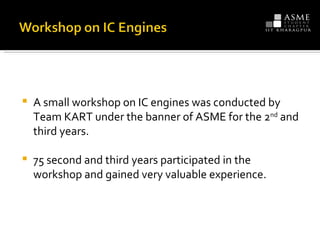 ASME Students' Section, IIT Kharagpur | PPS