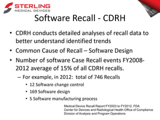 Ultra Recall Software When Medical Device Software Fails Due to Improper Verification ...