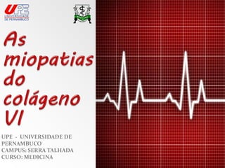 UPE - UNIVERSIDADE DE 
PERNAMBUCO 
CAMPUS: SERRA TALHADA 
CURSO: MEDICINA 
 