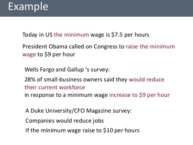 examples of minimum wage jobs