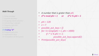 Asymmetric Encryption with RSA | PPTX