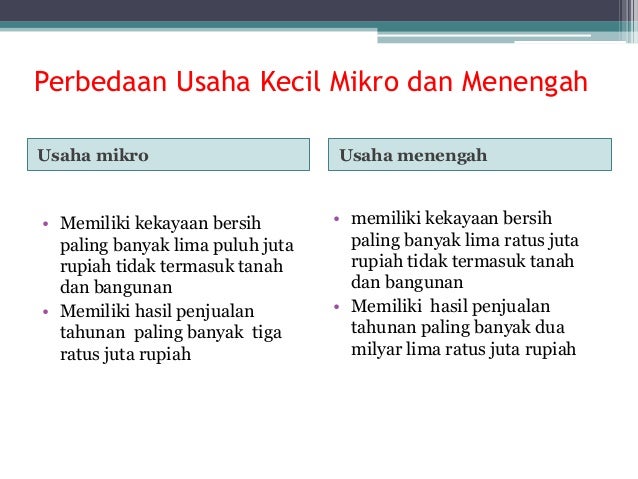 Perbedaan Usaha Kecil Dan Usaha Besar - Berbagai Perbedaan