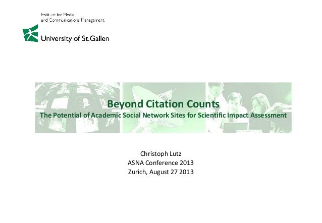Beyond Citation Counts The Potential of Academic Social