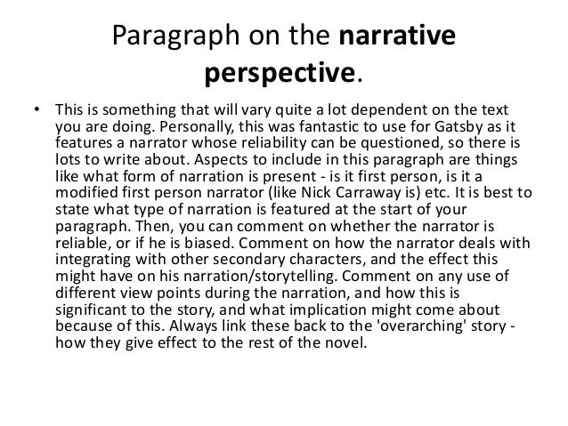 Narrative Perspective Analysis Example www.slideshare.net