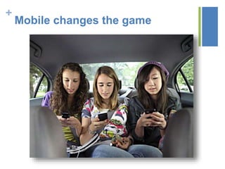 +
Mobile changes the game
 