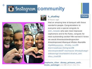 +
Instagram community
 