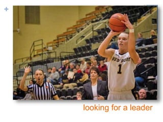 +
looking for a leader
 