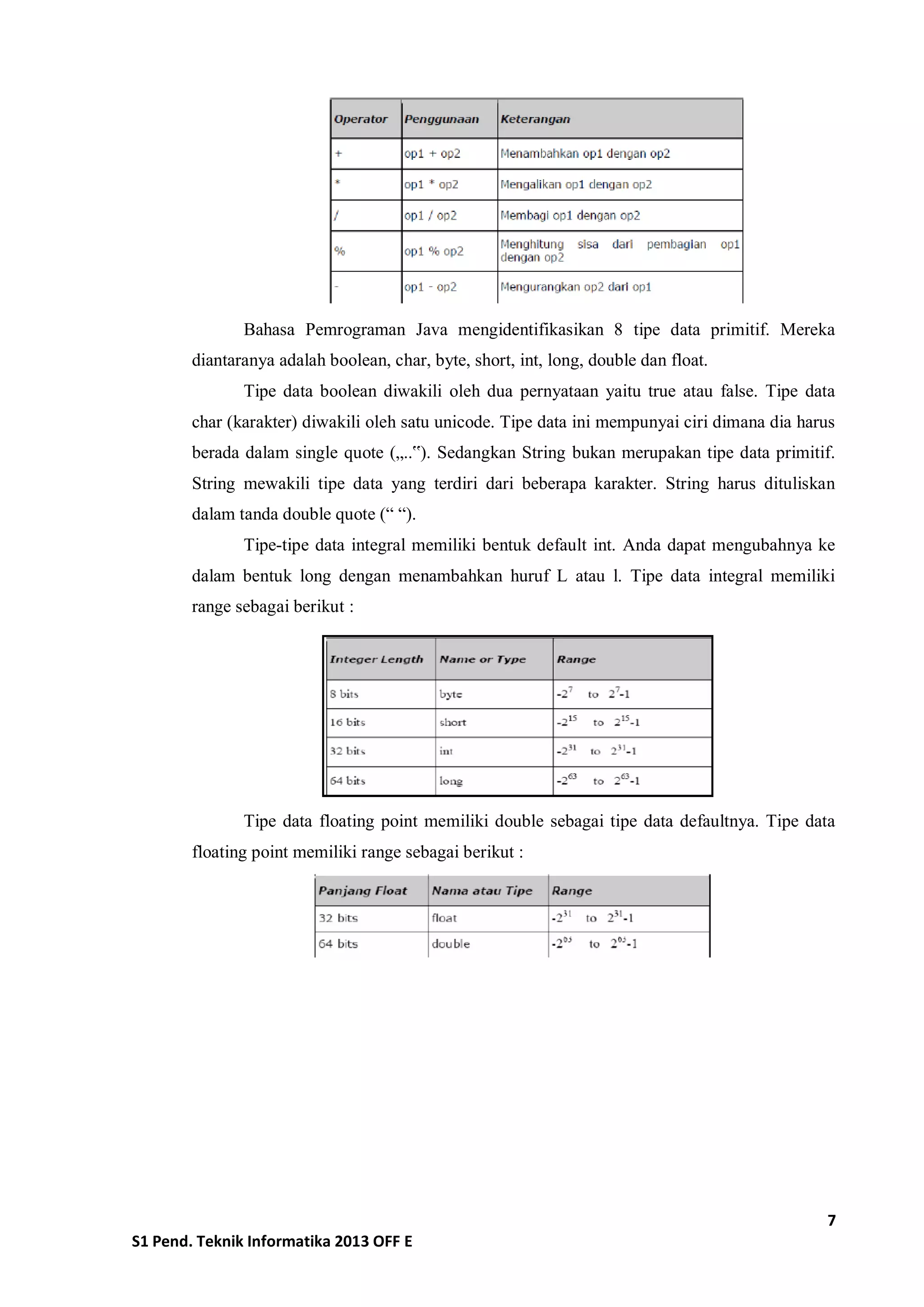 Pemrograman Berorientasi Objek 