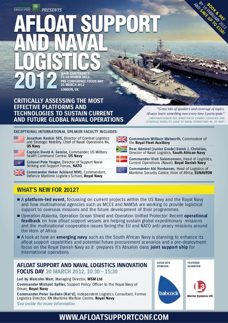 Afloat Support and Naval Logistics 2012