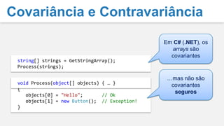 A evolução do C#http://paulomorgado.net/pt/blog/archive/2010/04/12/a-evolu-231-227-o-do-c.aspxRecursos