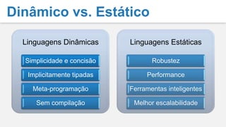 Dinâmico vs. Estático