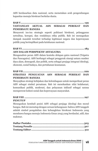 ASN Tangguh untuk Indonesia Emas 2045: Penguatan Fungsi ASN sebagai ...