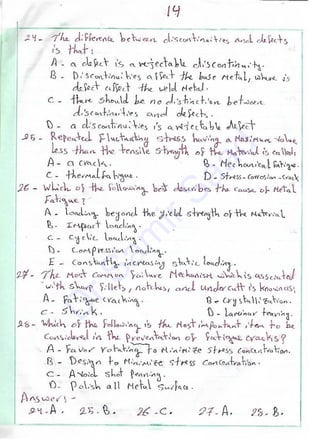 Basic Level Note Sample ASNT Basic Level III Notes Part I- Dr. Samir Saad (Handwriting) | PDF