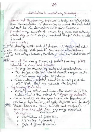 ASNT Basic Level III Notes Part I- Dr. Samir Saad (Handwriting) | PDF
